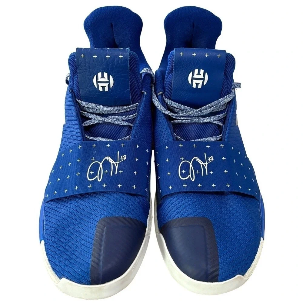 Adidas Harden‎ Vol 3 Basketball Shoes Blue Mens Size 18 D97167 Athletic Sneakers